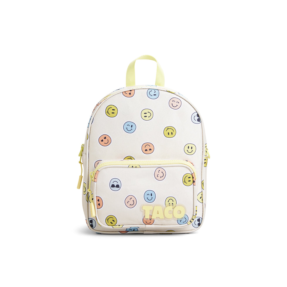Yellow Shoes | Kids Backpacks | Accessories | Taco Smiley Print Back-to-School Bundle | 121250-21-ALEXISSMILEY-01-Taco Smiley Print Back-to-School Bundle-Kids Backpacks | Accessories-Yellow Shoes-Yellow Shoes
