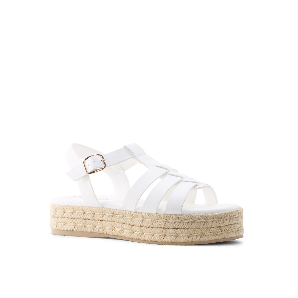 Yellow Shoes | Womens-Sandals-Casual-Flat/Ankle strap | ASTER |