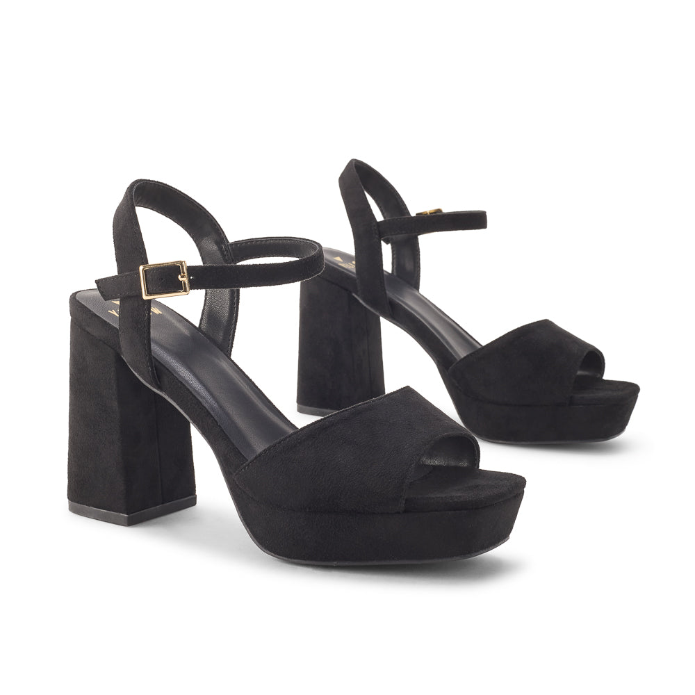 Yellow Shoes | Womens-Sandals-Dress-Low Platform/Ankle strap | LONDRES |