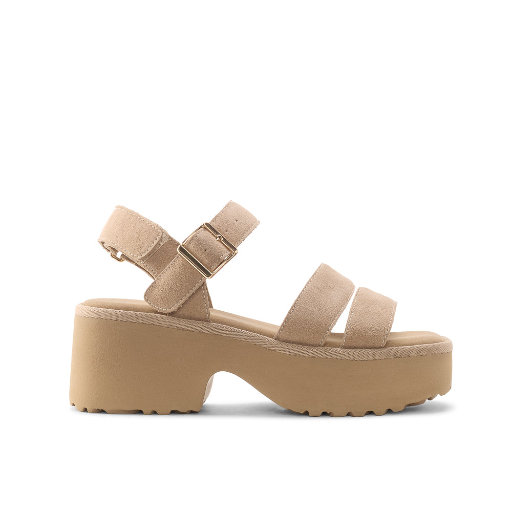 Yellow Shoes | Womens-Sandals-Casual-Med Heel/Ankle strap | SAVANA |