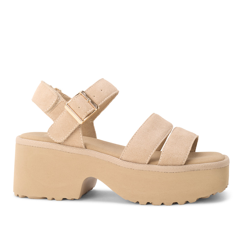 Yellow Shoes | Womens-Sandals-Casual-Med Heel/Ankle strap | SAVANA |