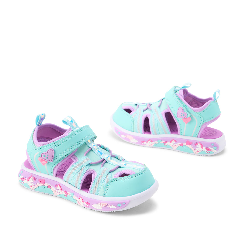 Yellow Shoes | Toddler Kids Sandals | LUNICORN | 122162-96-LUNICORN-02-LUNICORN-Toddler Kids Sandals-Yellow-Yellow Shoes