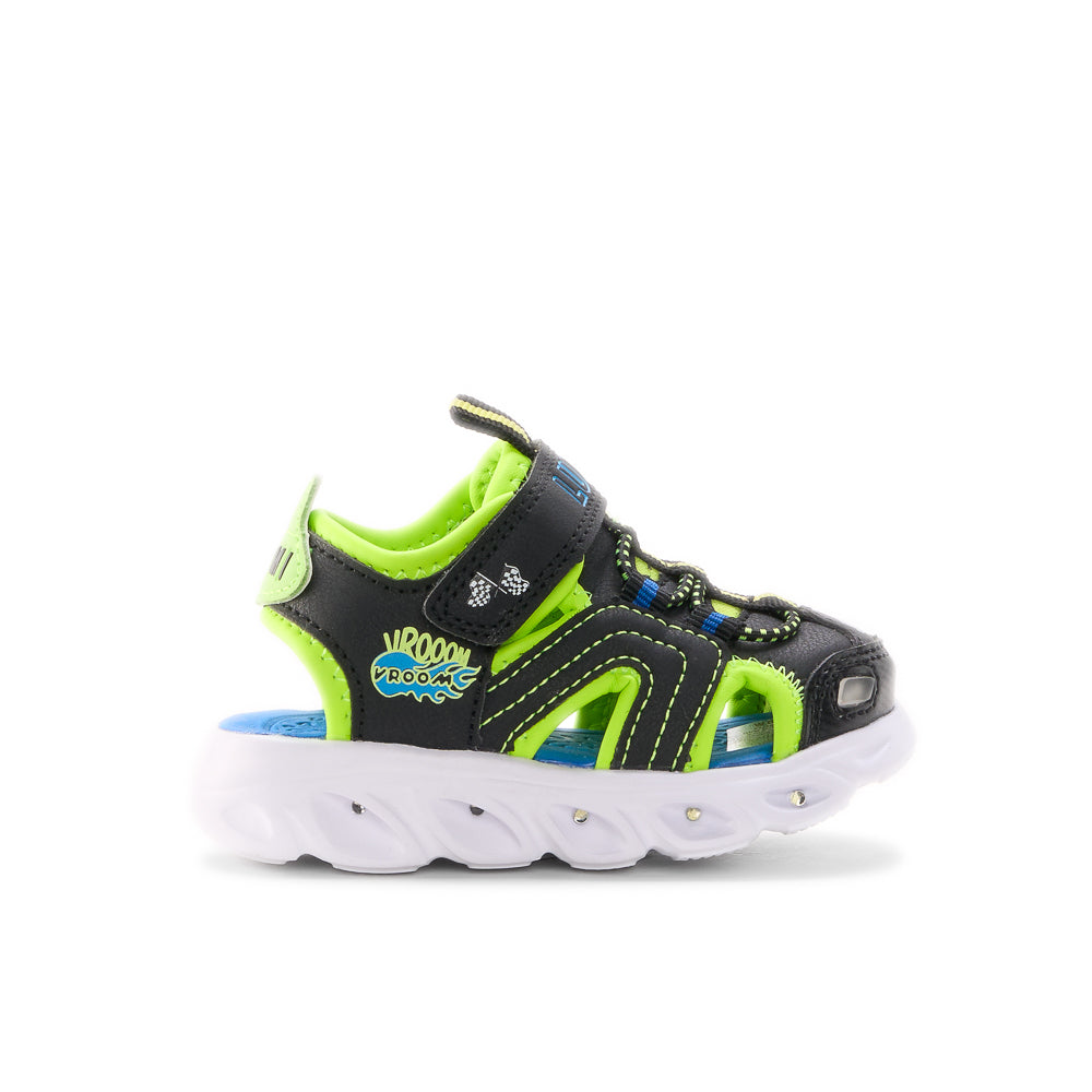 Yellow Shoes | Baby Sandals | VROOM MINI | 122165-12-VROOM_MINI-01-122165-12-VROOM MINI-Baby Sandals-Yellow-Yellow Shoes