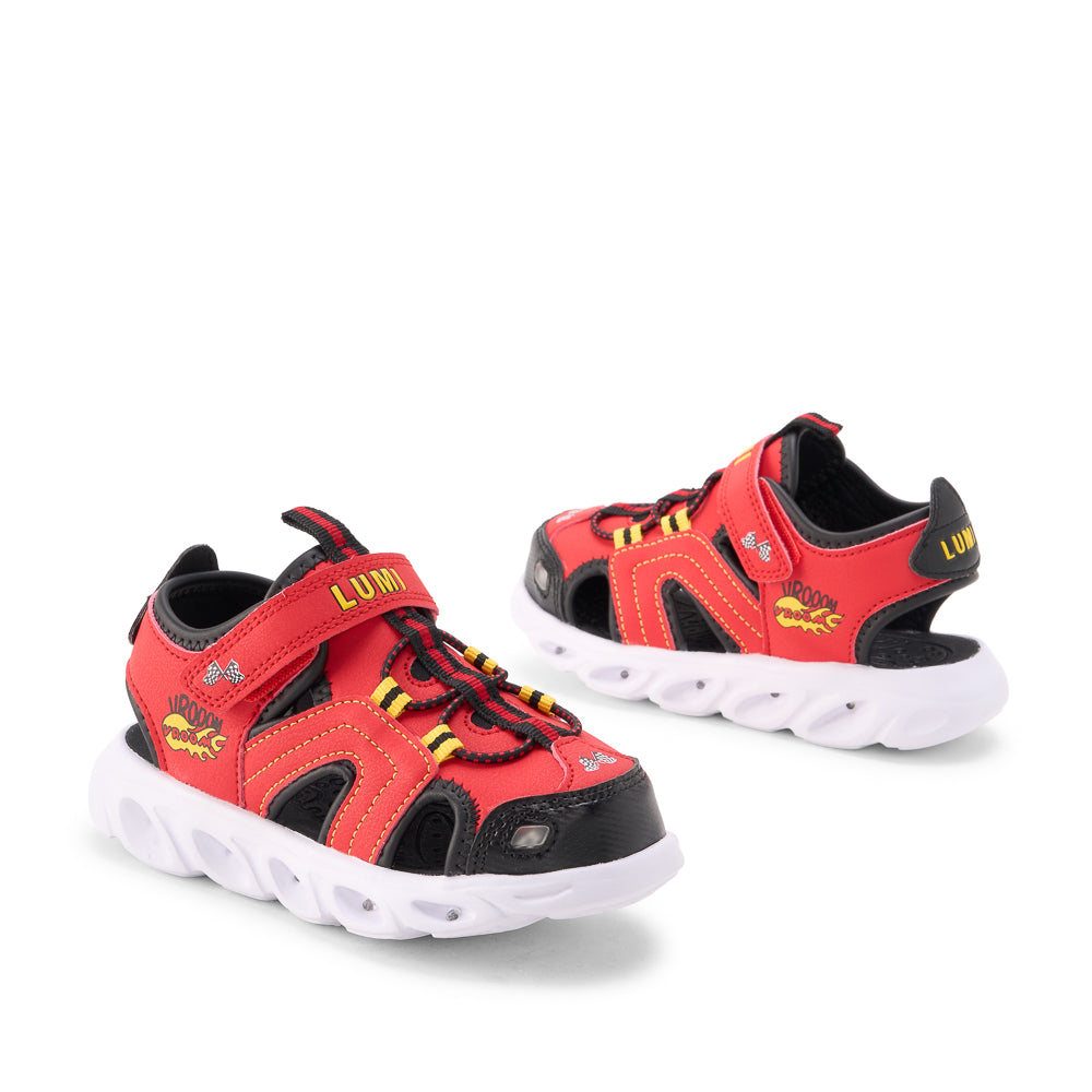 Yellow Shoes | Baby Sandals | VROOM MINI | 122165-55-VROOM_MINI-02-VROOM MINI-Baby Sandals-Yellow-Yellow Shoes