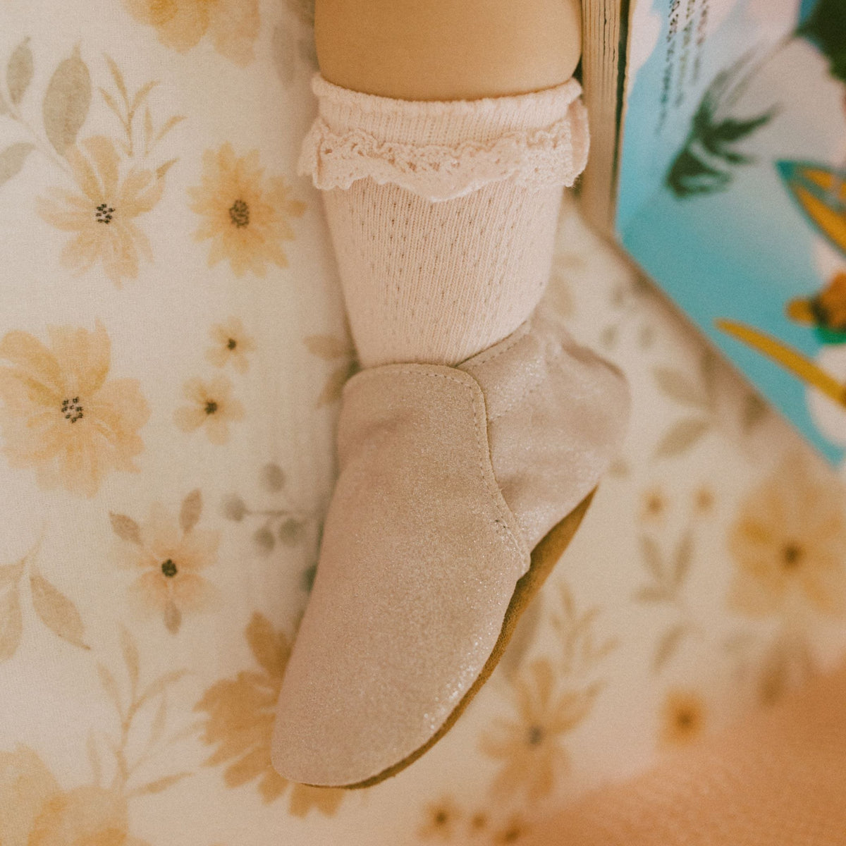 Yellow Shoes | Baby Shoes | ROBEEZ | Pretty Pearl Soft Soles | Pretty Pearl Soft Soles – Pink Baby Shoes – Robeez-Baby Shoes-Yellow-Yellow Shoes