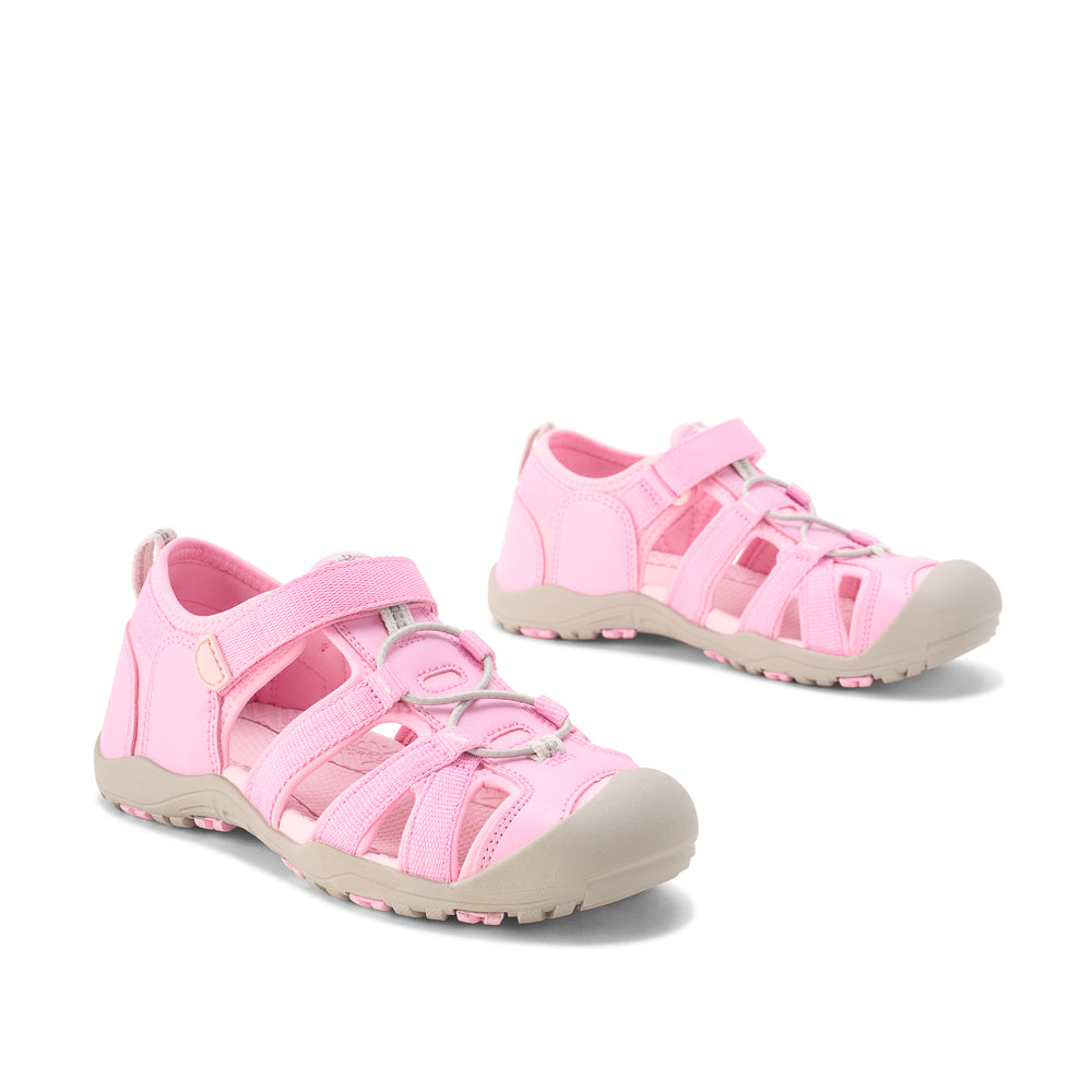 Yellow Shoes | Junior Kids Sandals | SOLEIL JR-F | 122207-90-SOLEIL_JRF-02-SOLEIL JR-F-Junior Kids Sandals-Yellow-Yellow Shoes