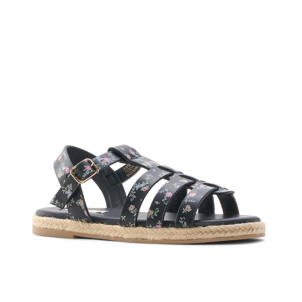 Yellow Shoes | Junior Kids Sandals | ASTER JR | 122214-04-ASTER_JR-03-ASTER JR-Junior Kids Sandals-Yellow-Yellow Shoes