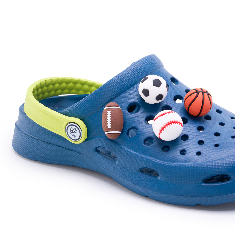 Yellow Shoes | Shoe Charms | Accessories | BOYS - SET OF 6 3D SPORTS SHOE CHARMS | 122333-00
