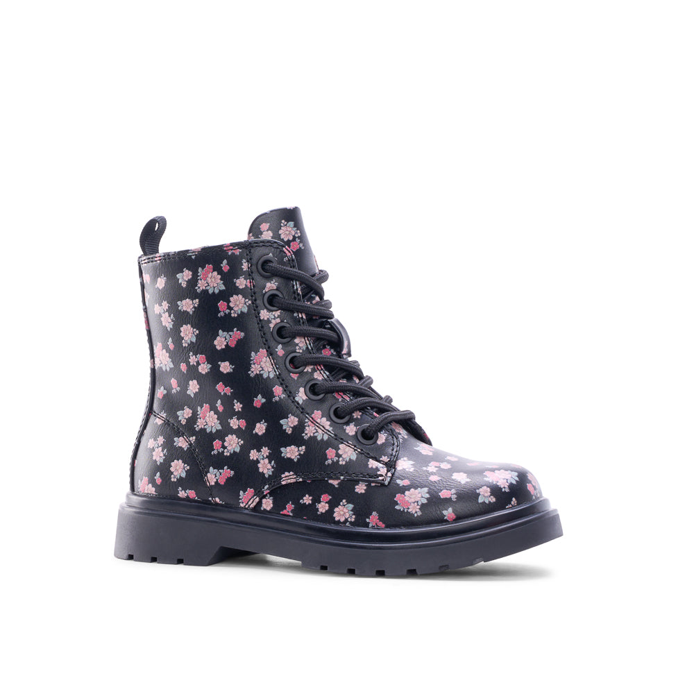 Yellow Shoes | Toddler Kids Fashion Light Boots | MELODY TDLR FLORAL | 122400-04-MELODY_TDLR_FLORAL-03-MELODY TDLR FLORAL-Toddler Kids Fashion Light Boots-Yellow-Yellow Shoes