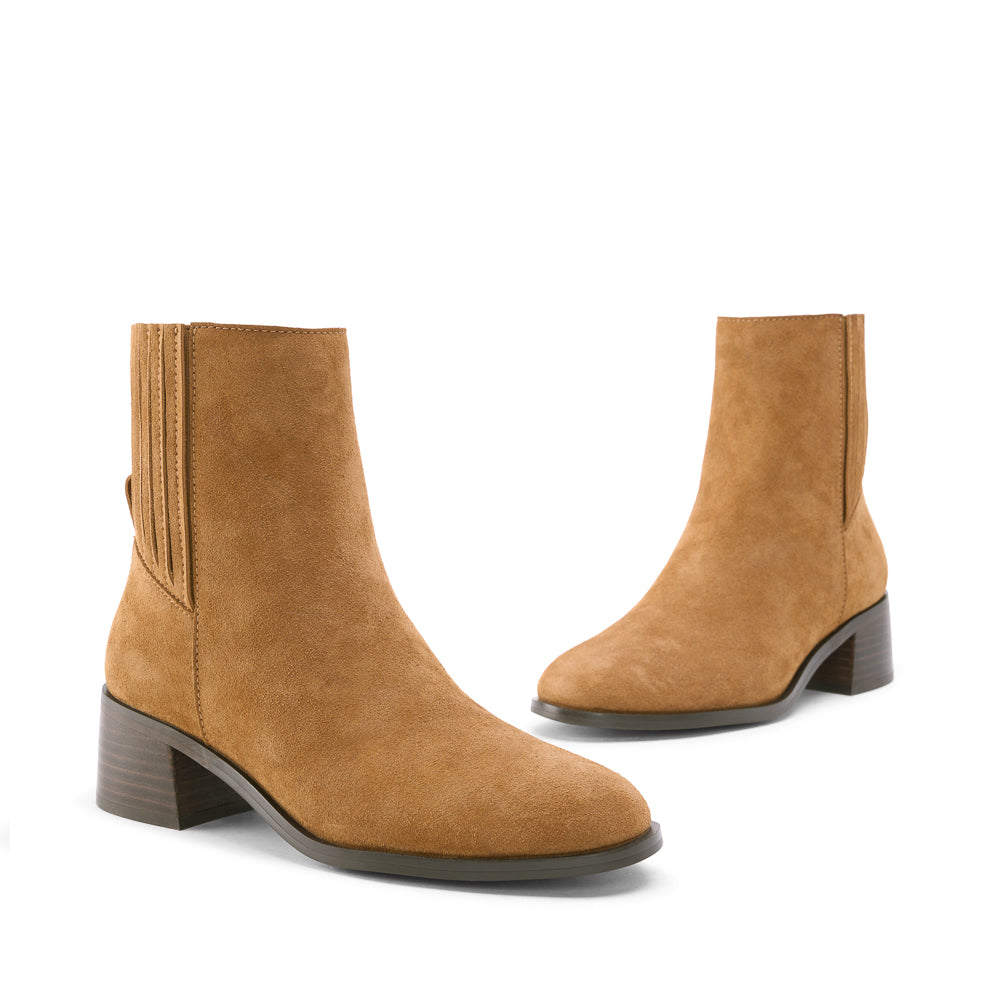 122429-31-LARA-02-LARA-Women's Fashion Light Boots-Yellow-Yellow Shoes
