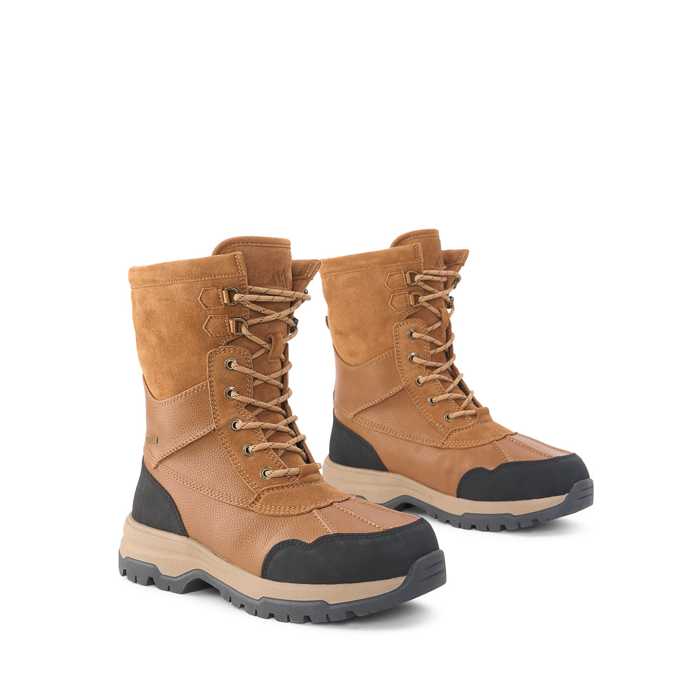 NORWAY M-Men's Winter Boots-Yellow-Yellow Shoes