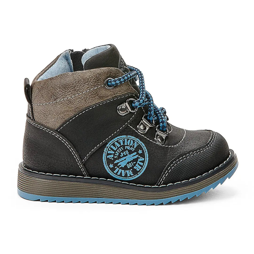 Yellow Shoes | Baby-Bootie-Boys-Laced | Malcom | 105281-01-malcom_bcc132c6-2c87-4472-a6d1-a16392ad9d0b-1473100043-Malcom-Baby Booties-riverstone-Yellow Shoes