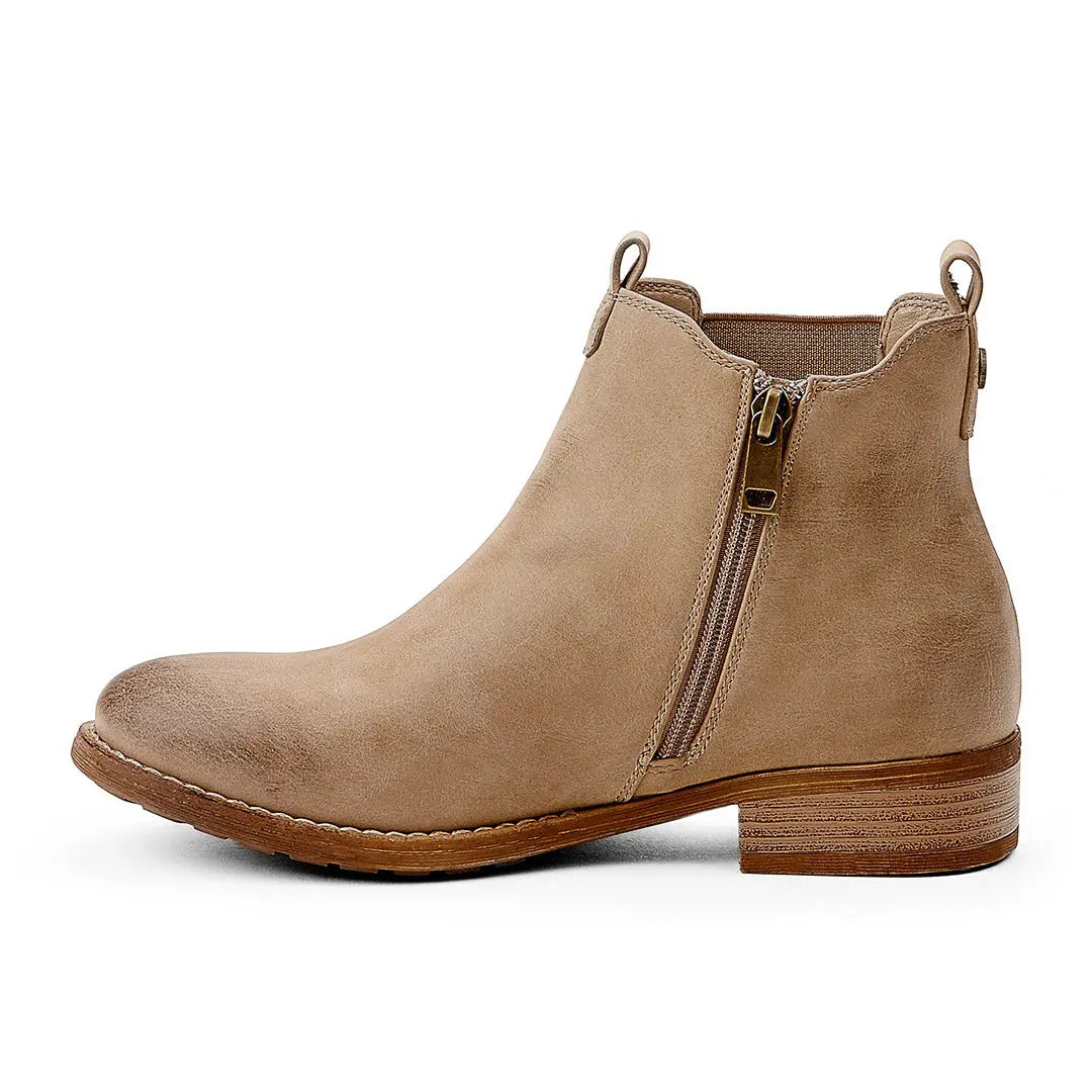 105632-25-docks-3-Docks-Women's Fashion Light Boots-chelsee girl-Yellow Shoes