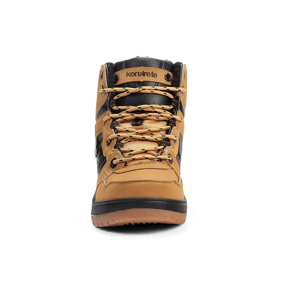 Yellow Shoes | Junior Kids Winter Boots | Hawk jr 2.0 | 105677-66-hawkjr2.0-2-Hawk jr 2.0-Junior Kids Winter Boots-Konkrete-Yellow Shoes