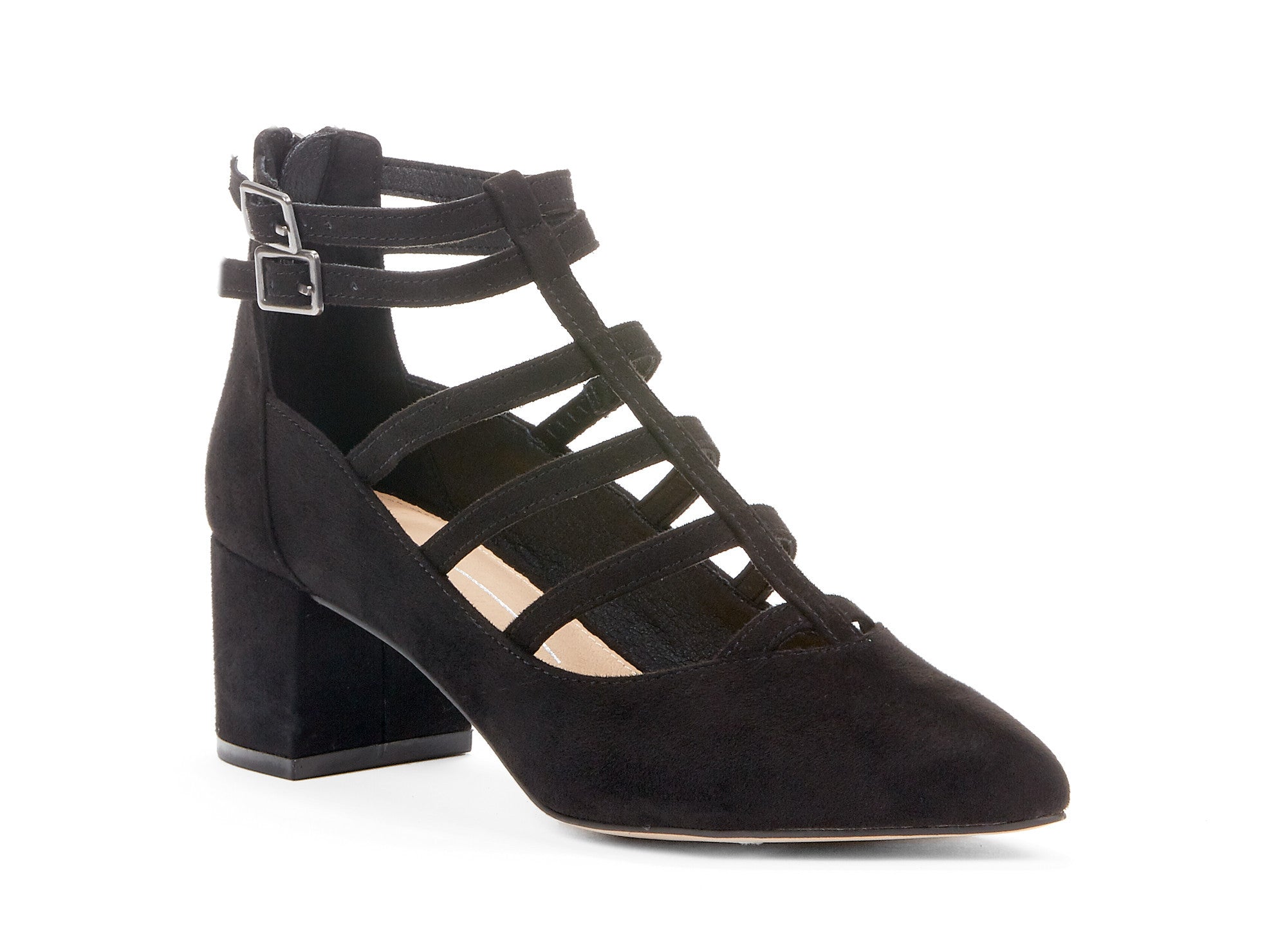 Yellow Shoes | Womens-Shoes-Dress-Heels-Low | Strapped | 107808-01-strapped-1_6b634b46-4225-4577-a982-576e059faf0f-Strapped-shoes-Chelsee Girl-Yellow Shoes