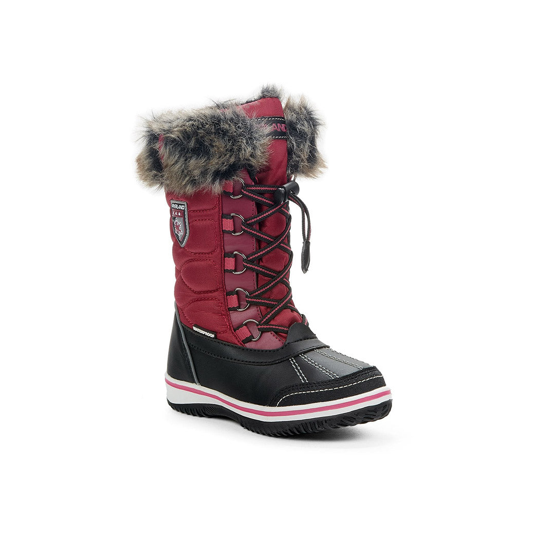 Yellow Shoes | Youth-Winter Boots-Girls-Laced | Chilly Yth | 107928-68-chillyyth-1-Chilly Yth-Toddler Kids Winter Boots-Riverland-Yellow Shoes