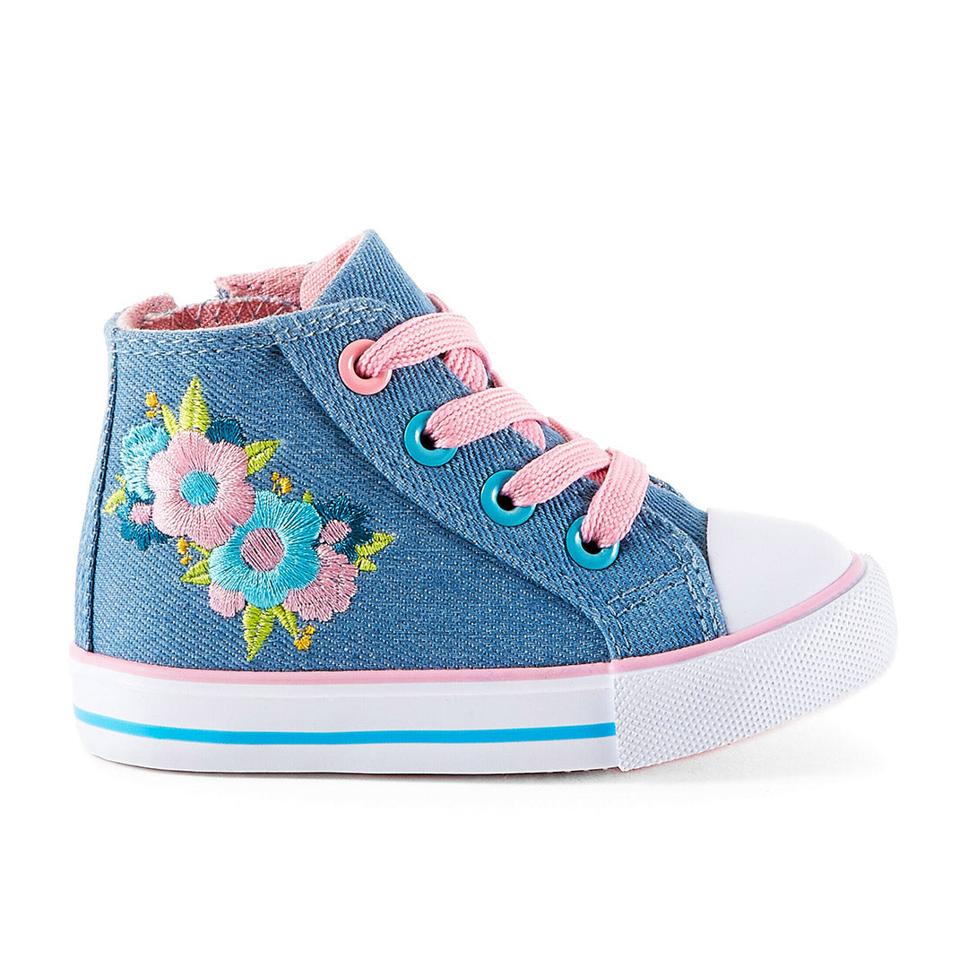 Yellow Shoes | Baby-Athletic-Girls Athleisure-High | Flower Child | 108964-39-flowerchild-01-1834500047-Flower Child-Baby Booties-Konkrete-Yellow Shoes