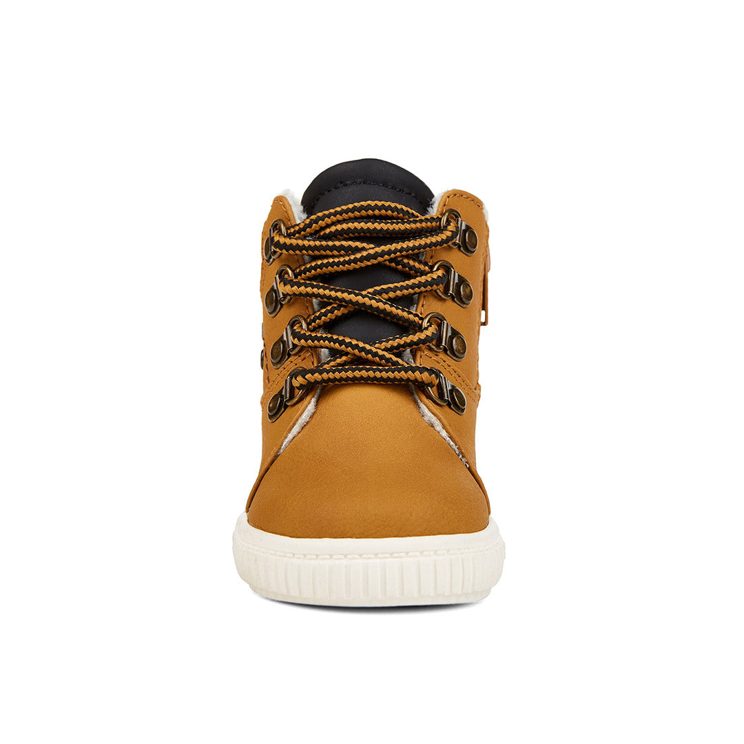 Yellow Shoes | Baby-Bootie-Boys-Laced | Terry | 109642-66-terry-04_a4b73c7c-c3e7-4d6c-8620-419a936c4c1c-Terry-Baby Booties-Riverstone-Yellow Shoes