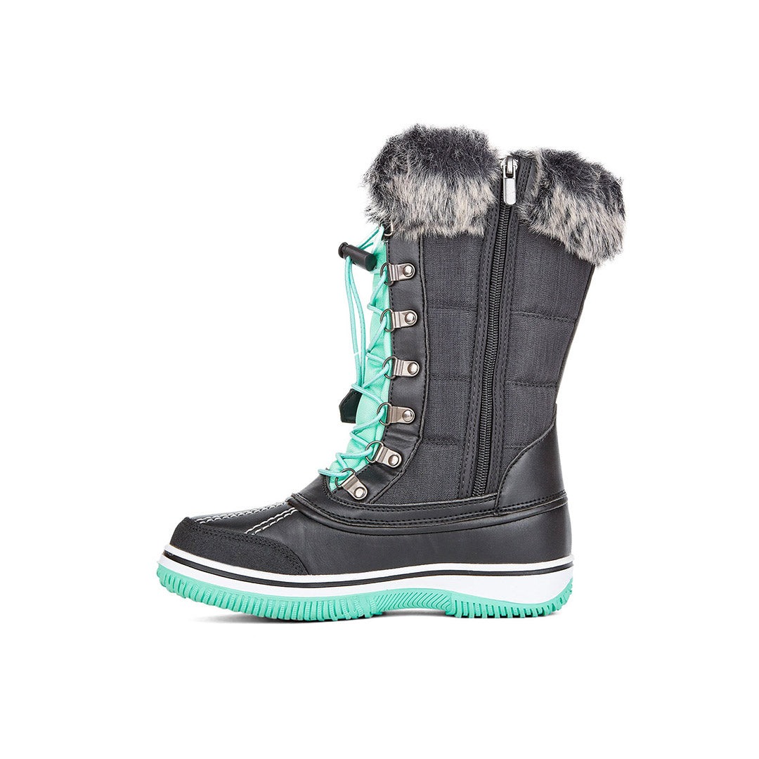 Yellow Shoes | Missy-Winter Boots-Casual-Flat & High Shaft | Siberia | 109884-01-siberia-02-Siberia-Junior Kids Winter Boots-Riverland-Yellow Shoes