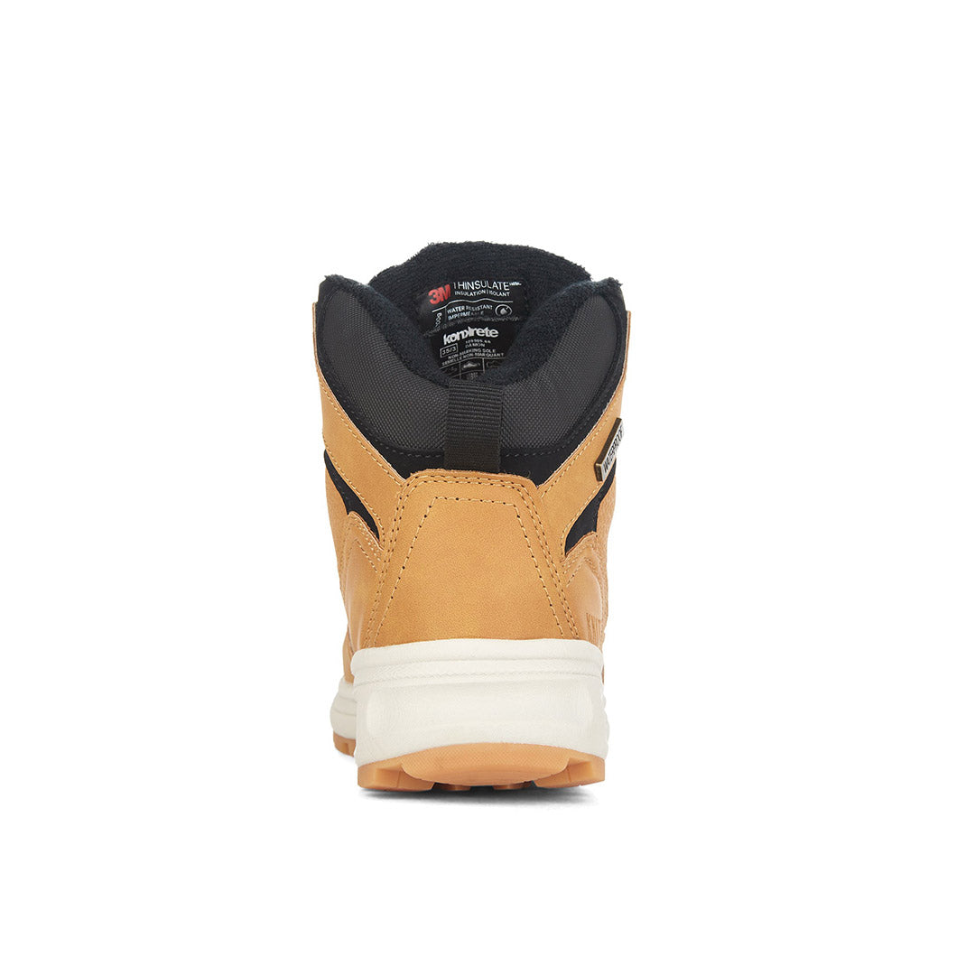 Yellow Shoes | Boys-Winter Boots-Casual-Casual | Damon | 109909-66-damon-05-Damon-Junior Kids Winter Boots-Konkrete-Yellow Shoes