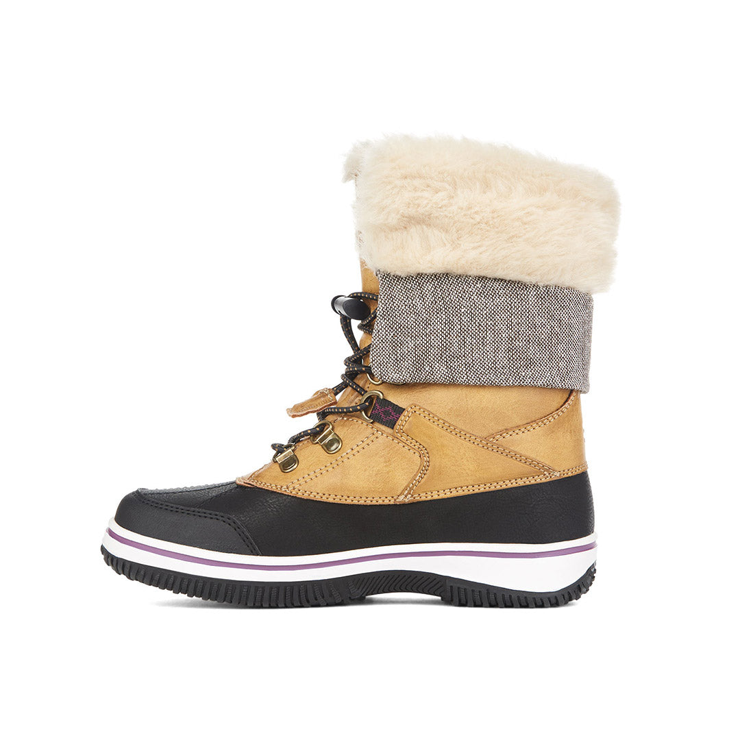 Yellow Shoes | Missy-Winter Boots-Casual-Flat & Med. Shaft | Nomad | 109910-31-nomad-02-Nomad-Junior Kids Winter Boots-Riverland-Yellow Shoes