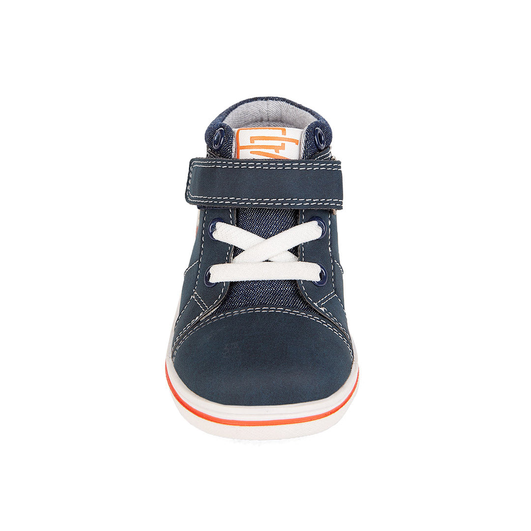 Yellow Shoes | Baby-Bootie-Boys-Velcro | Greg | 110841-43-greg-04-Greg-Baby Booties-Riverstone-Yellow Shoes