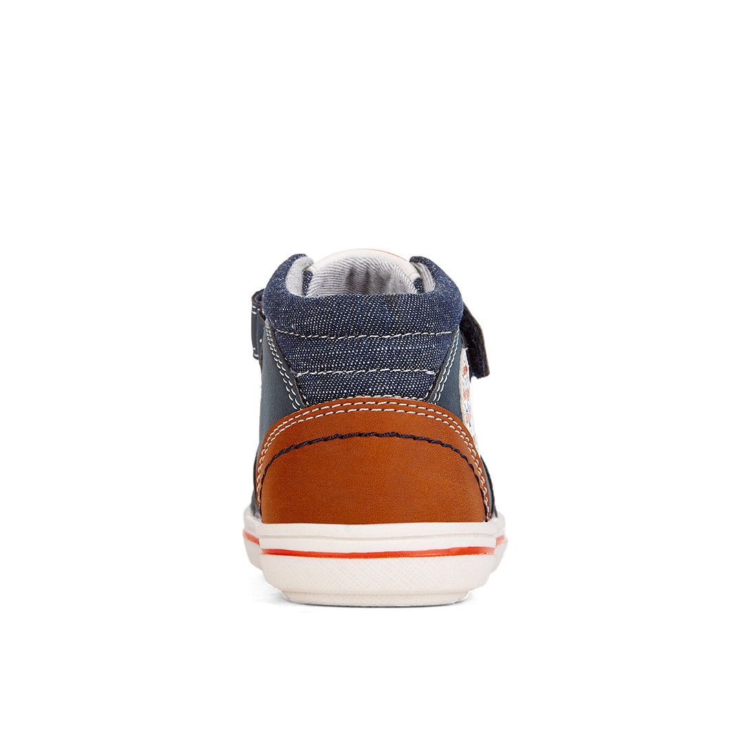 Yellow Shoes | Baby-Bootie-Boys-Velcro | Greg | 110841-43-greg-05-Greg-Baby Booties-Riverstone-Yellow Shoes
