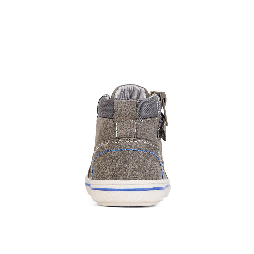 Yellow Shoes | Baby-Bootie-Boys-Laced | Brody | 110842-05-brody-05-Brody-Baby Booties-Riverstone-Yellow Shoes