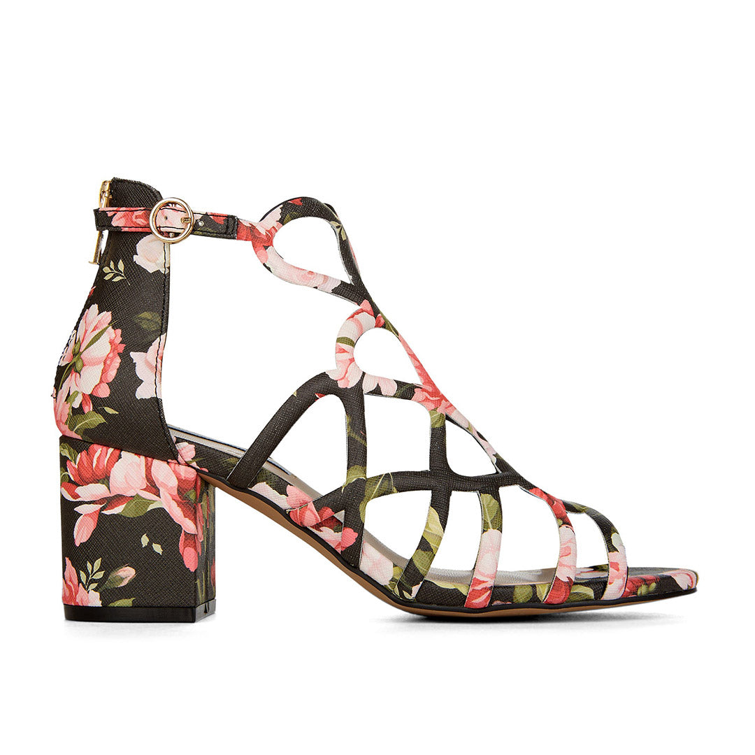 111223-04-saintlyfloral-01-Saintly Floral-Women's Sandals-Chelsee Girl-Yellow Shoes