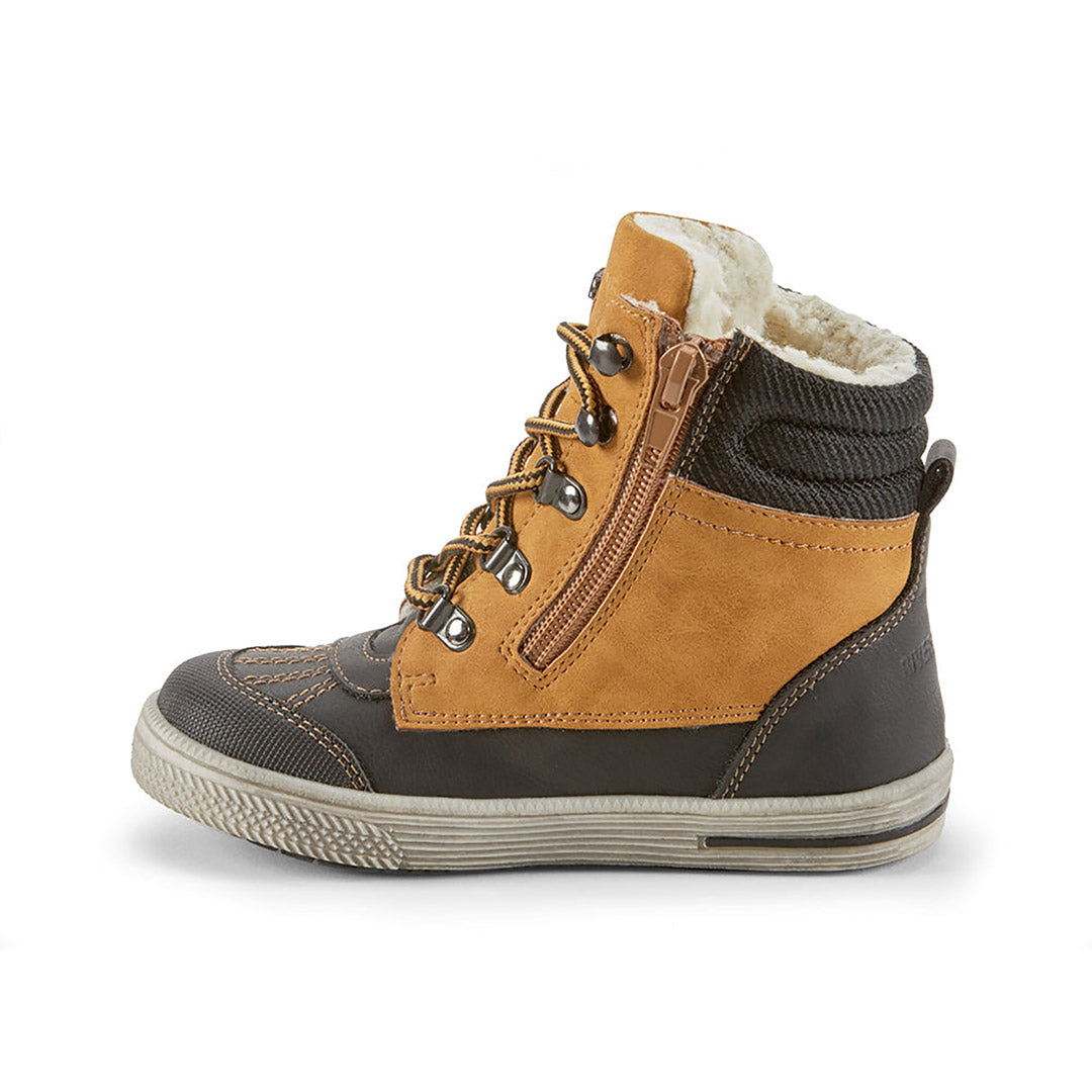 Yellow Shoes | Toddler-Bootie-Boys-Casual | Escape | 111733-66-escape-3-Escape-Toddler Kids Fashion Light Boots-Riverstone-Yellow Shoes