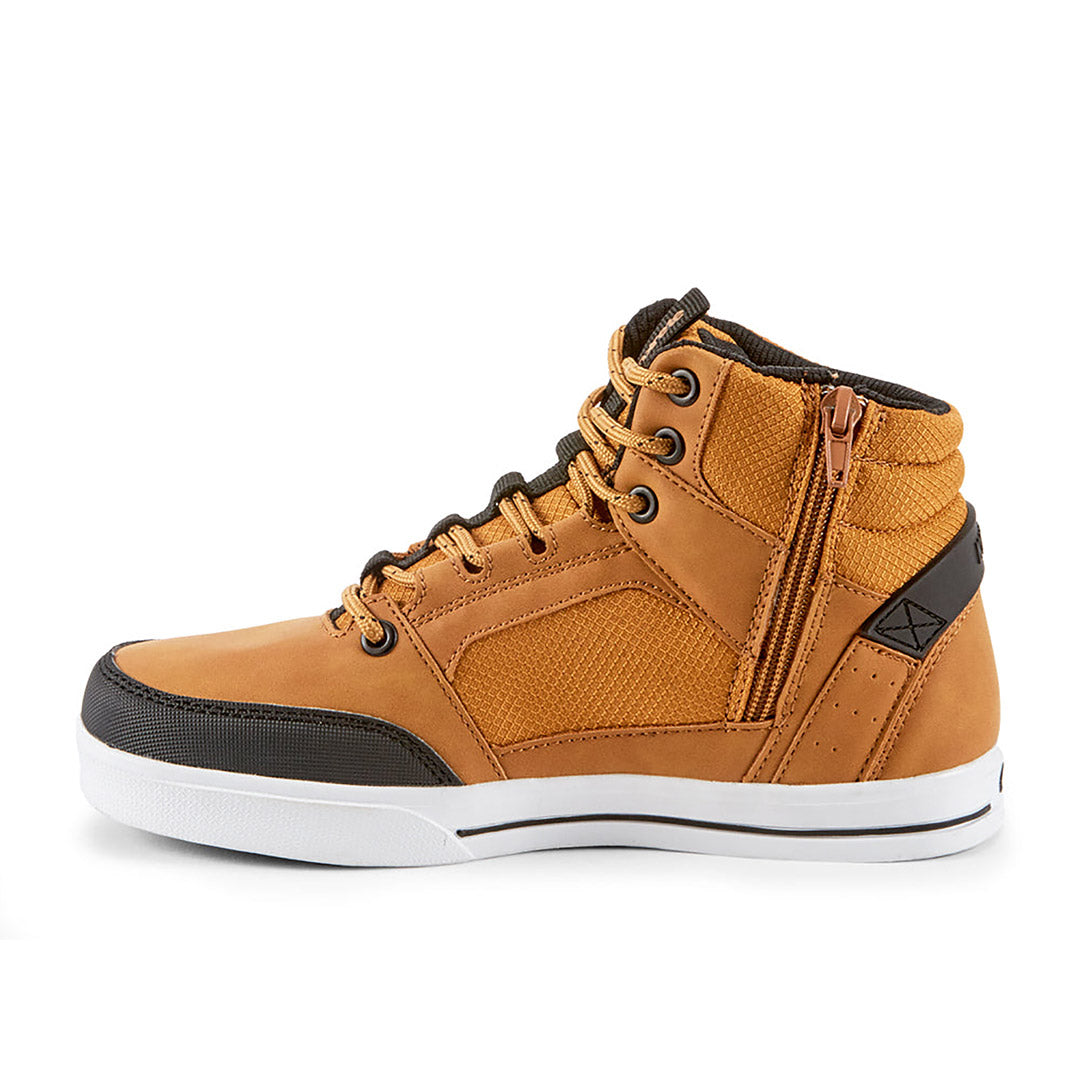 Yellow Shoes | Boys-Athletic-Skate-High Cut | Proven | 111753-66-proven-3_684afe00-be52-4f4b-a396-2457c5f8a95d-Proven-Junior Kids Athletic Shoes-Konkrete-Yellow Shoes