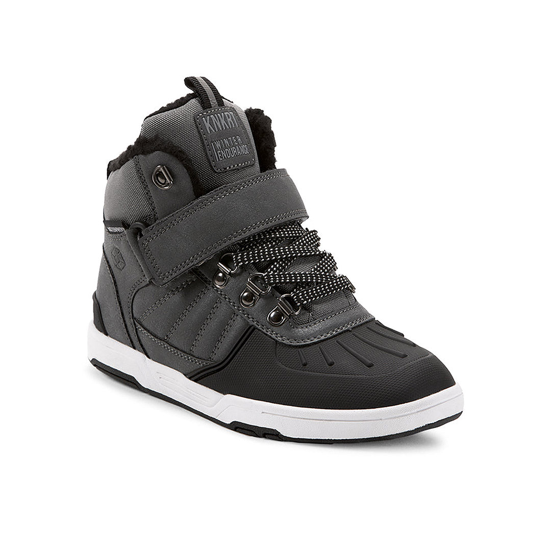 Yellow Shoes | Boys-Winter Boots-Athletic-High | Stance | 111785-05-stance-2-Stance-Junior Kids Winter Boots-Konkrete-Yellow Shoes