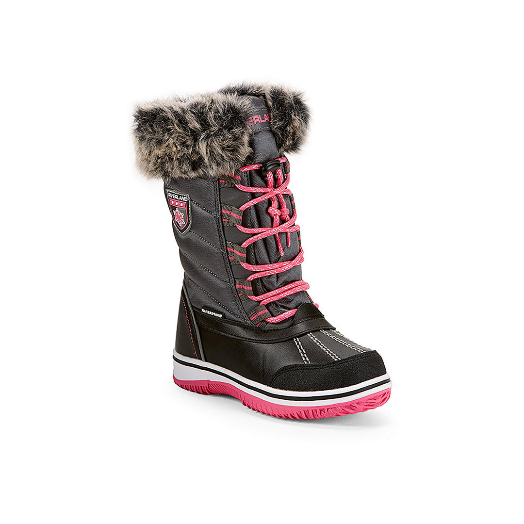 Yellow Shoes | Youth-Winter Boots-Girls-Laced | Subzero | 111818-05-subzero-2-Subzero-Toddler Kids Winter Boots-Riverland-Yellow Shoes