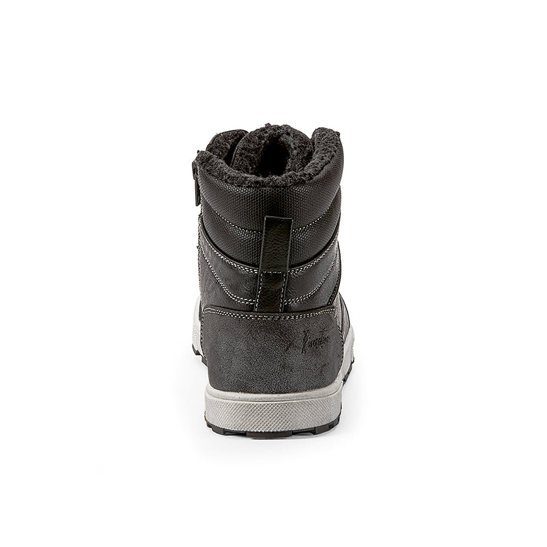 Yellow Shoes | Boys-Light Boots-Casual-Laced | Mayson | 111822-01-mayson-4-Mayson-Junior Kids Fashion Light Boots-Riverstone-Yellow Shoes