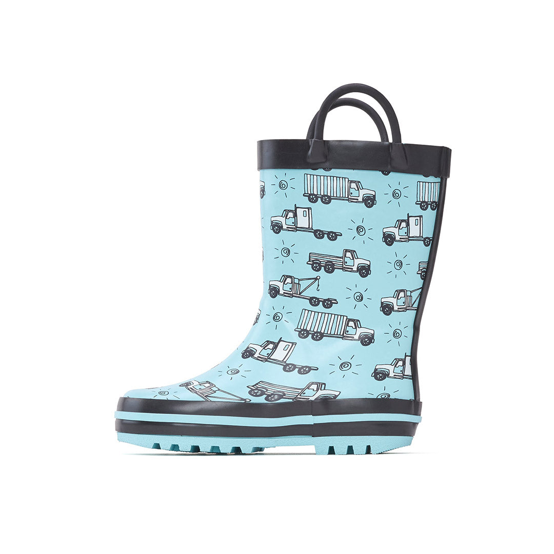 Yellow Shoes | Toddler-Rainwear-Boys-Rain Boot | Trucks Tdlr | 113064-40-TRUCKS_TDLR-3-Trucks Tdlr-Baby Rain boots and Rainwear-Yellow-Yellow Shoes