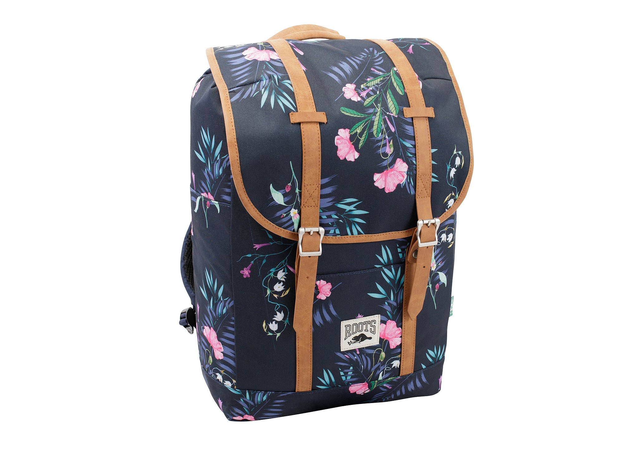 Yellow Shoes | Accessories-Girls-School Items-Backpack | Roots Blue Floral Backpack | 113798-71-RTS4811-839-2297100032-Roots Blue Floral Backpack-Kids Backpacks | Accessories-Roots-Yellow Shoes