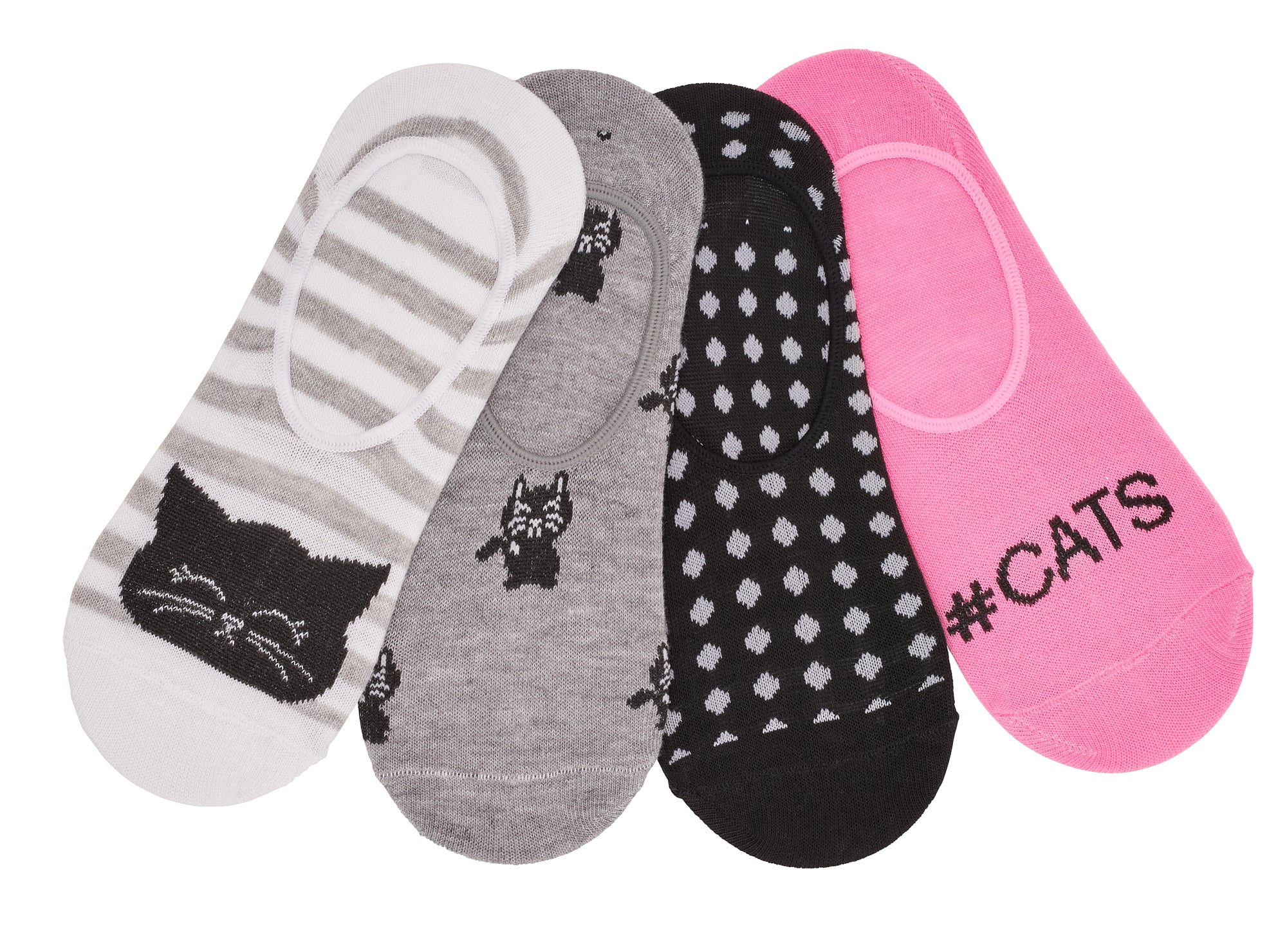 115009-00-HORIZON_4_PAIRES_DE_BAS_POUR_FEMMES-1-115009-00-HORIZON - 4 PAIRS OF SOCKS FOR WOMEN-Women's Socks | Accessories-Horizon-Yellow Shoes