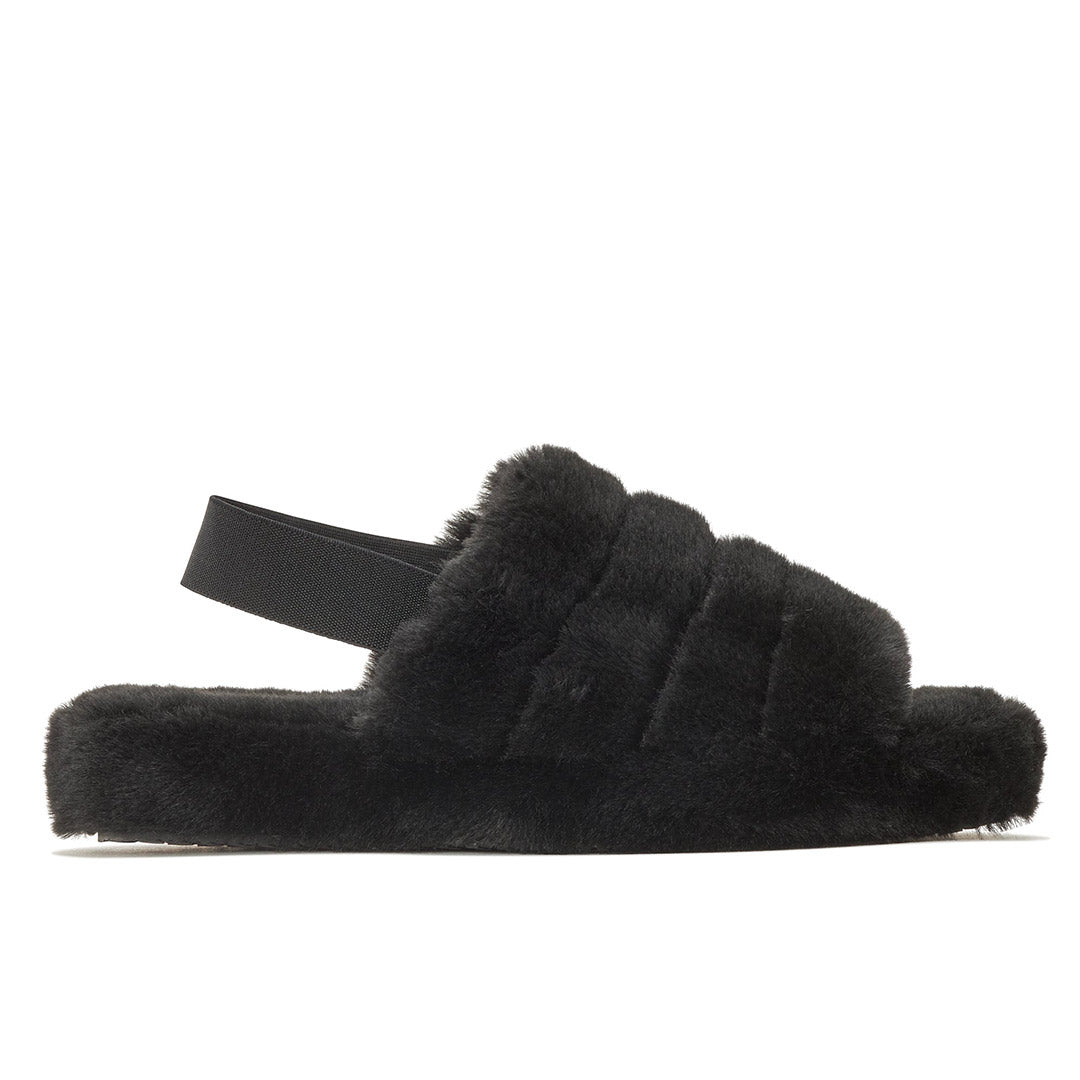 115578-01-DANA_PLUSH-1-115578-01-Dana Plush-Women's Slippers-Chelsee-Yellow Shoes