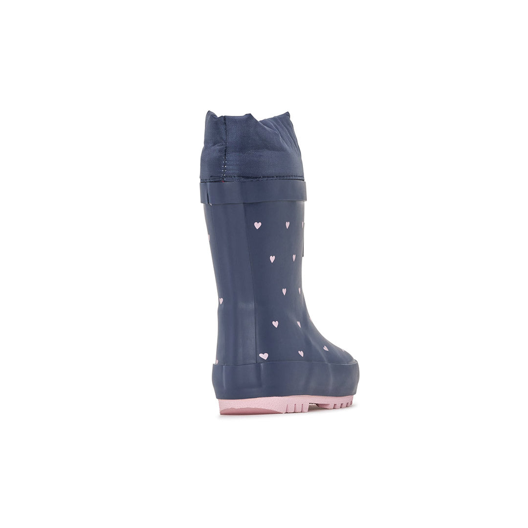 Yellow Shoes | Baby-Rainwear-Girls-Lined Boot | Heartfall | 116207-43-HEARTFALL-5-Heartfall-Baby Rain boots and Rainwear-Yellow-Yellow Shoes