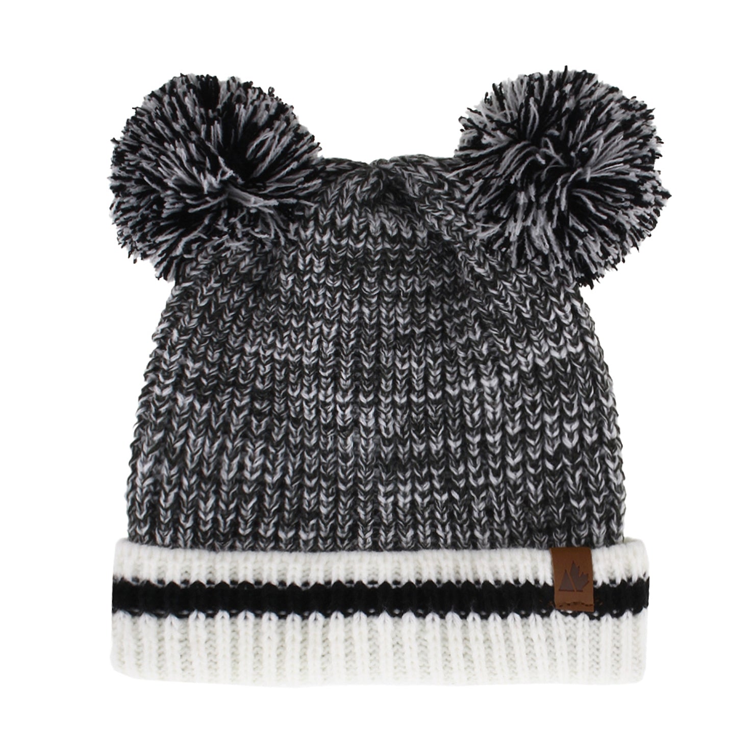 116256-15-GREATNORTHERNTUQUEPOURTOUTPETITSGRISNOIR23ANS-01-2534000032-Great Northern - Toddler Toque Grey/Black 2-3 Years-Kids Hats | Accessories-Great Northern-Yellow Shoes