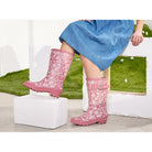 116269-68-Rose-99-Rose-Junior Kids Rain Boots and Rainwear-Miss Chelsee-Yellow Shoes