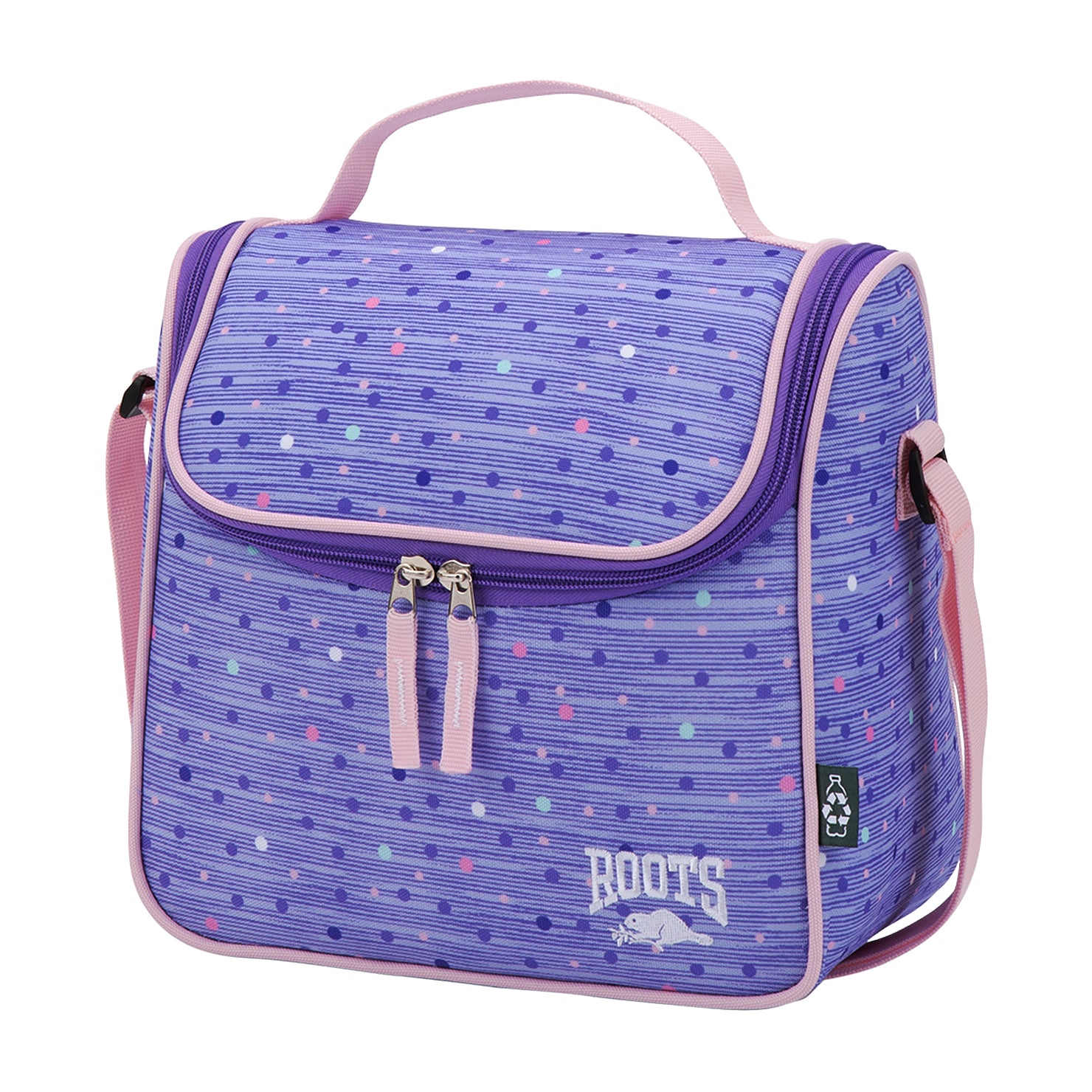 116994-51-ROOTS_LILAS_BOITE_A_LUNCH-01-116994-51-ROOTS LILAC LUNCH BAG-Kids Pencil Cases | Accessories-Roots-Yellow Shoes