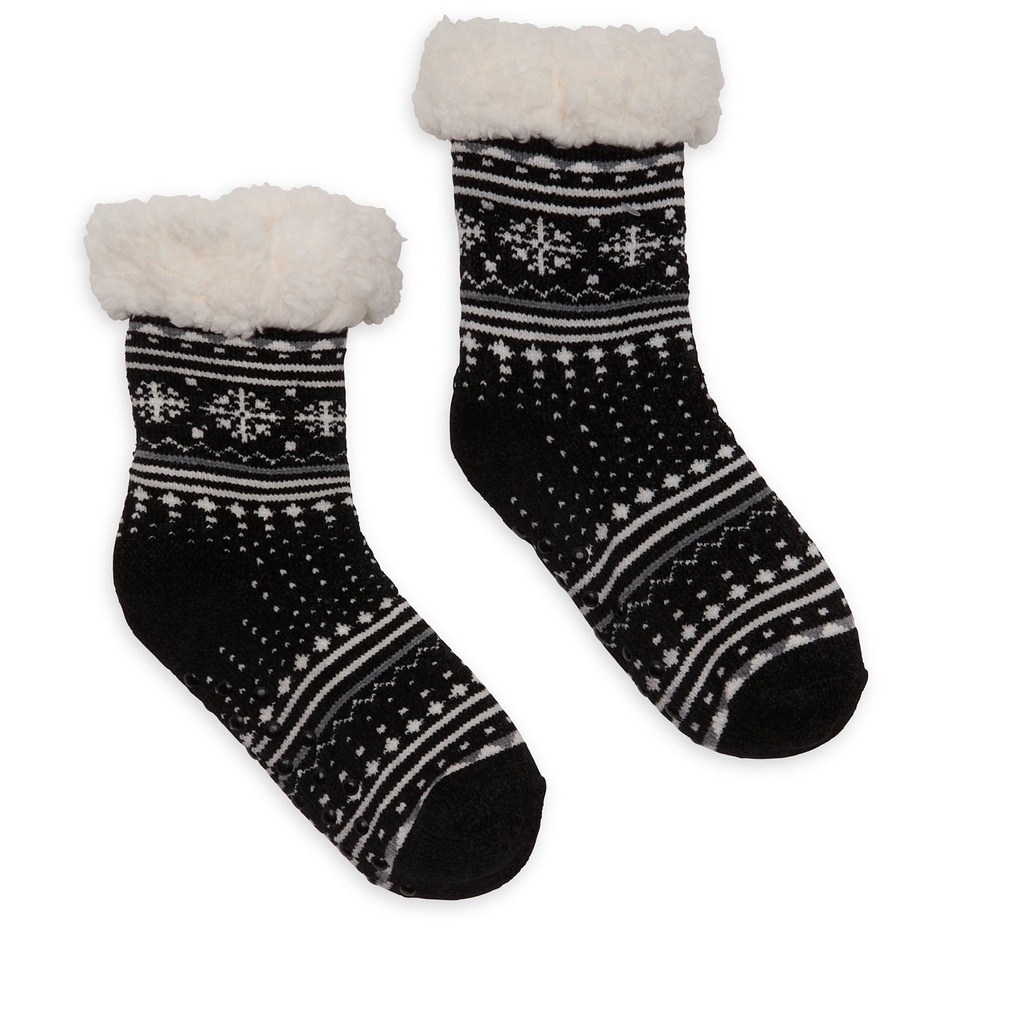 117601-01-Polar_Heat_Bas_doubles_en_sherpa_pour_femmes-1-117601-01-KODIAK PAIR OF WOMEN SOCKS WITH SHERPA LINING-Women's Socks | Accessories-Polar Heat-Yellow Shoes