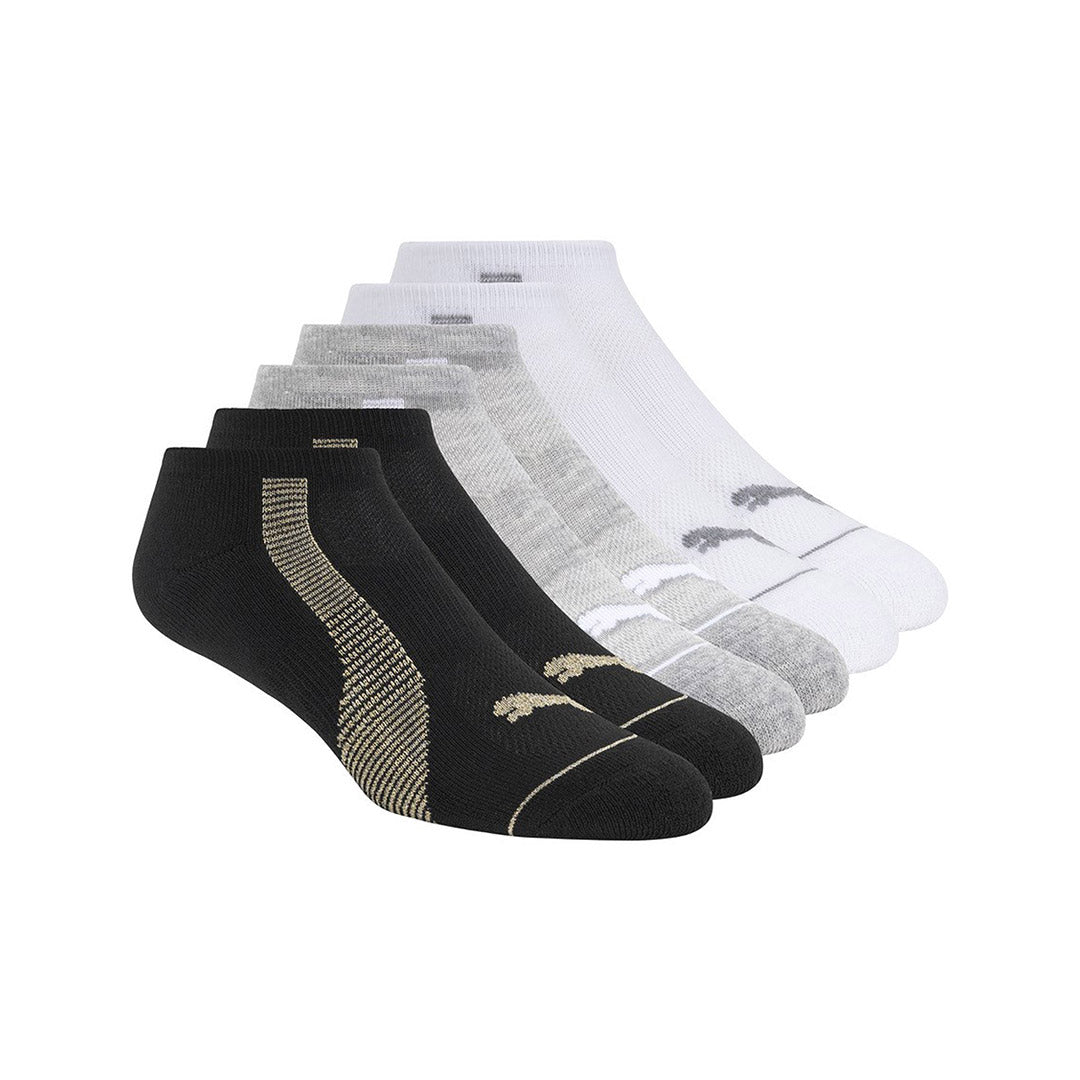 117780-87-PUMA_6_paires_de_bas_pour_femmes-1-117780-87-PUMA | 6 pairs of socks for women-Women's Socks | Accessories-Puma-Yellow Shoes
