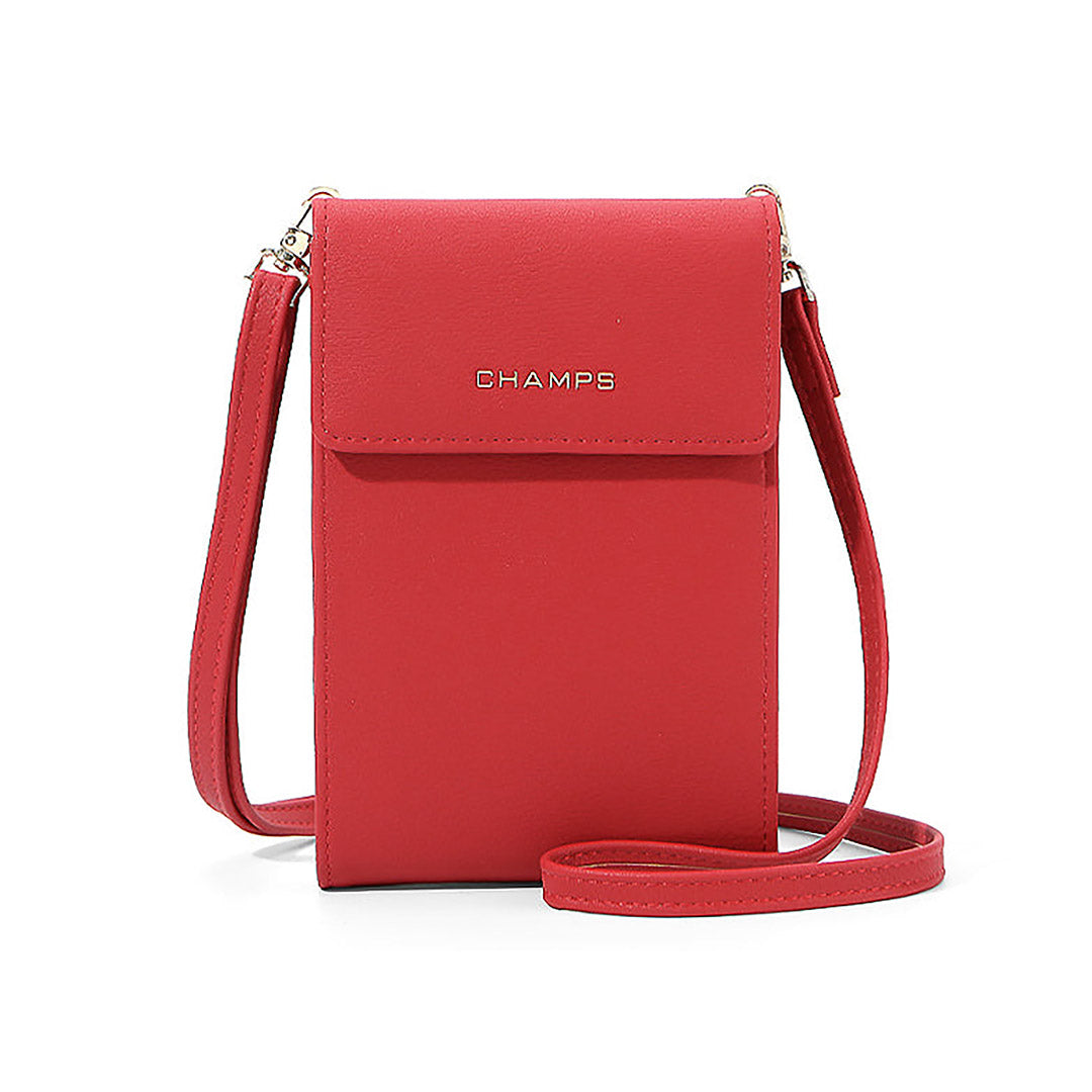 118497-55-CHAMPS_Sac_a_bandouliere_pour_cellulaire-01-118497-55-CHAMPS | Smartphone sling bag-Women's Handbags | Accessories-Champs-Yellow Shoes