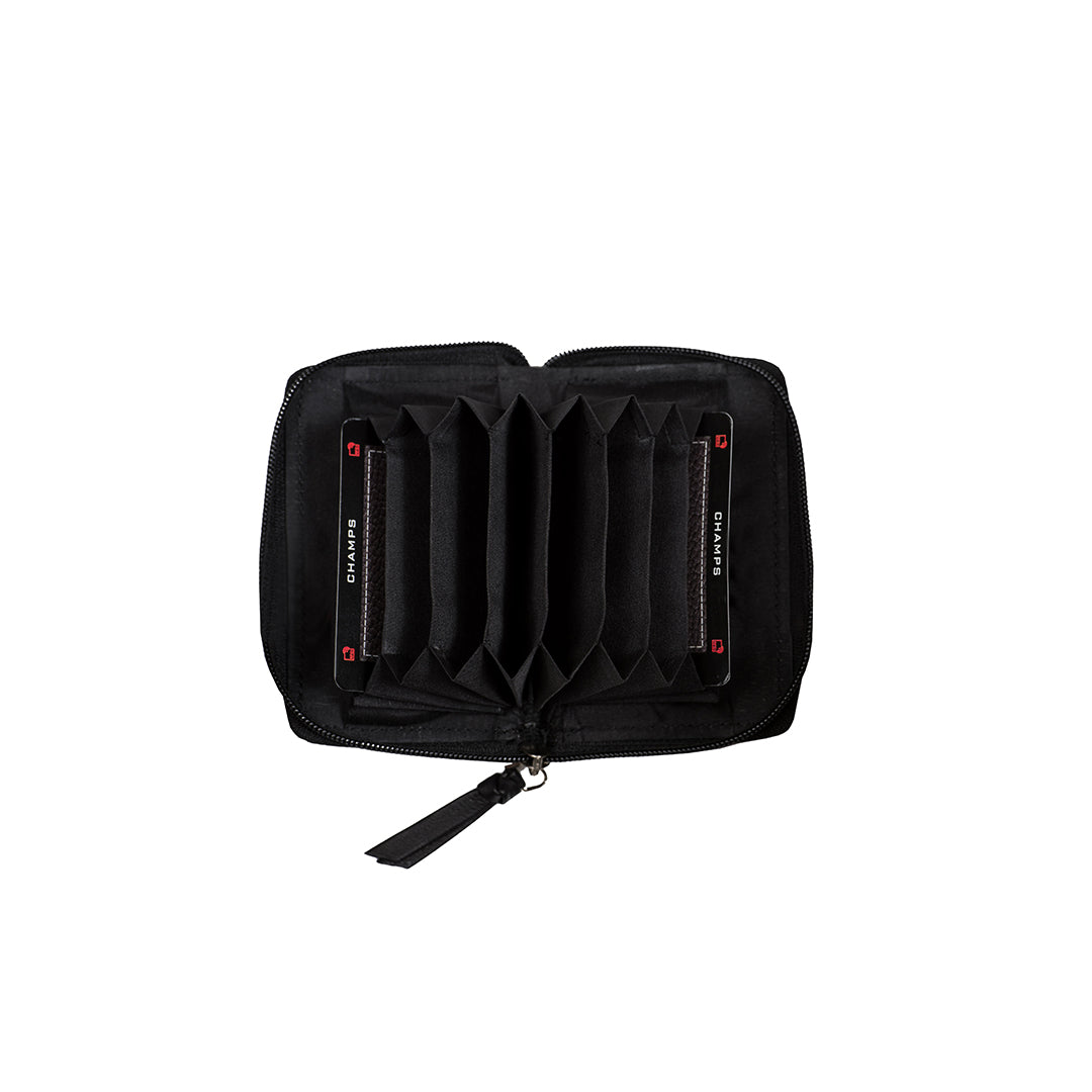 Yellow Shoes | accessories | CHAMPS | leather card holder | 118914-01-CHAMPSPortecartesencuir-02-CHAMPS | leather card holder-accessories-Champs-Yellow Shoes