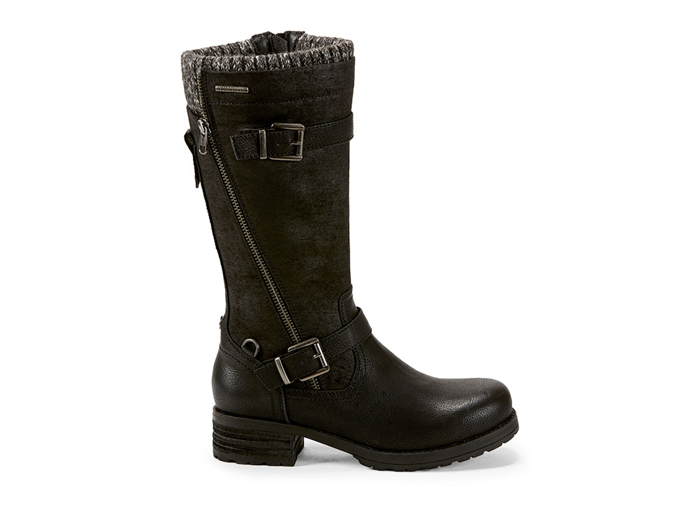 Yellow Shoes | Womens-Winter Boots-Casual-Med Shaft & Low Heel | Downhill | 
