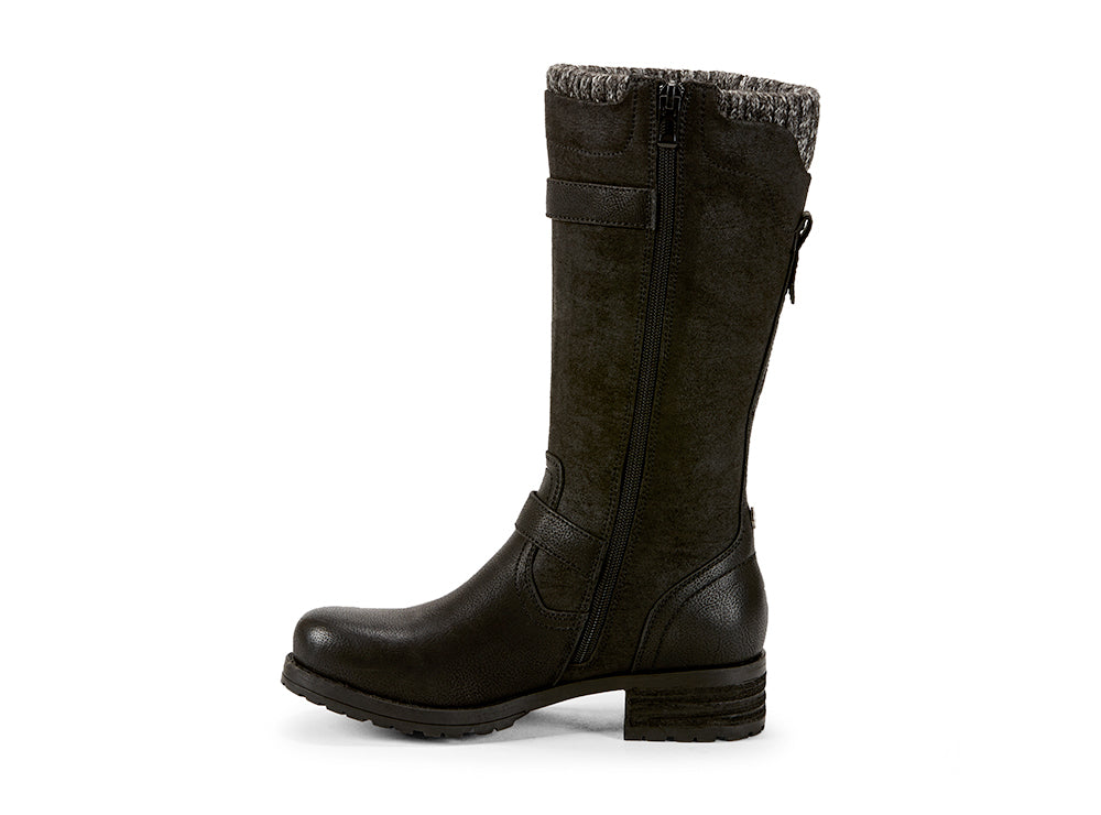 Yellow Shoes | Womens-Winter Boots-Casual-Med Shaft & Low Heel | Downhill | 