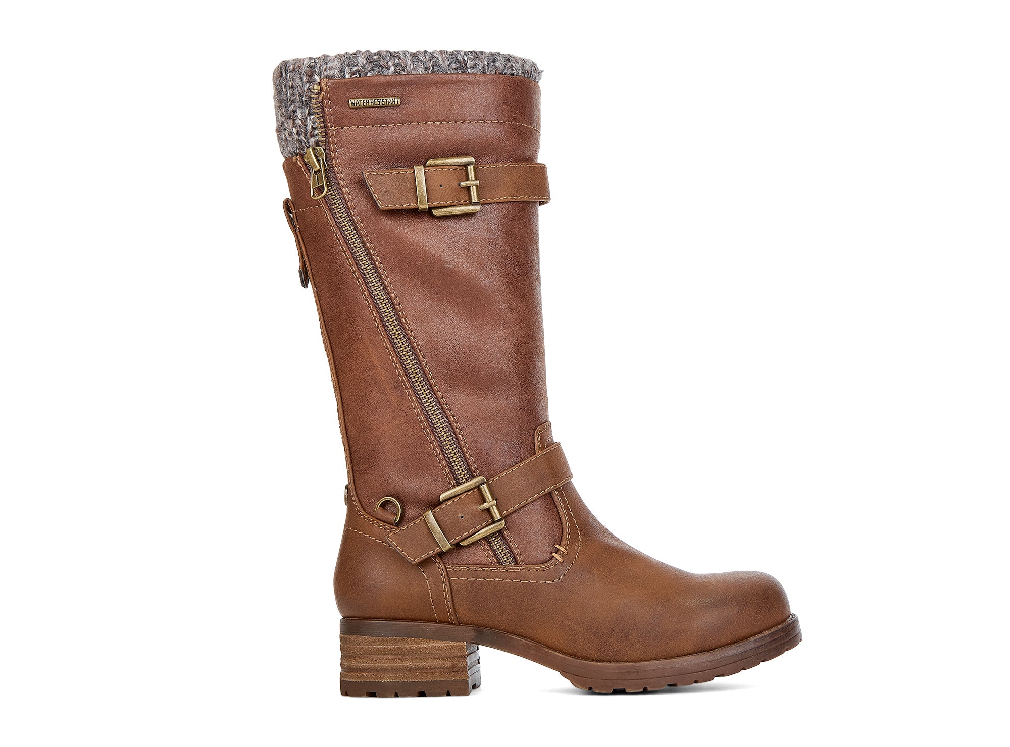 Yellow Shoes | Womens-Winter Boots-Casual-Med Shaft & Low Heel | Downhill | 