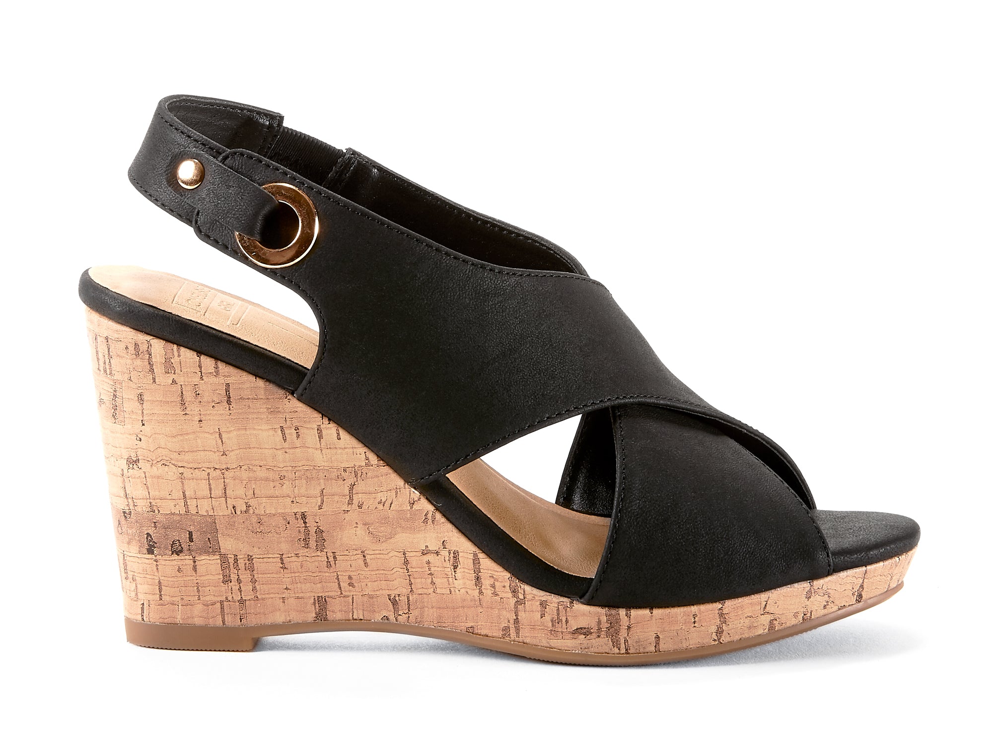 Yellow Shoes | Womens-Sandals-Dress-High Wedge/Ankle strap | Vittoria | 